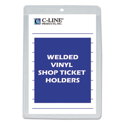 C-Line&reg; Clear Vinyl Shop Ticket Holder