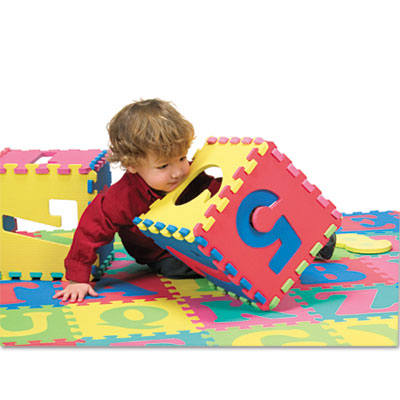 Chenille Kraft&reg; WonderFoam&reg; Letters and Number Puzzle Mat