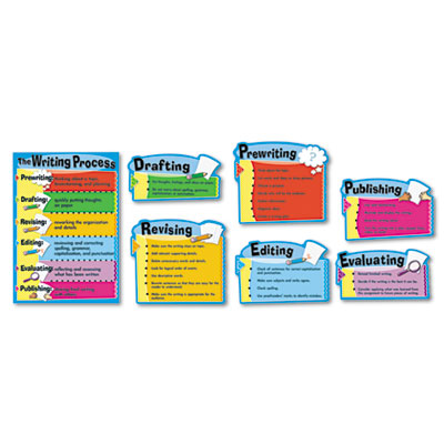 Carson-Dellosa Publishing The Writing Process Bulletin Board Set