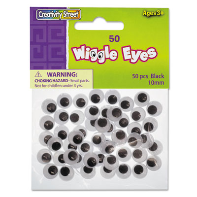 Creativity Street&reg; Round Black Wiggle Eyes