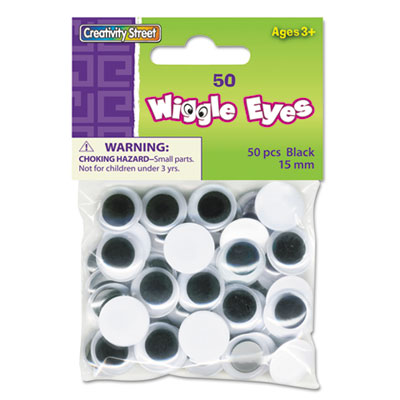 Creativity Street&reg; Round Black Wiggle Eyes