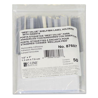 C-Line&reg; Self-Adhesive Label Holders