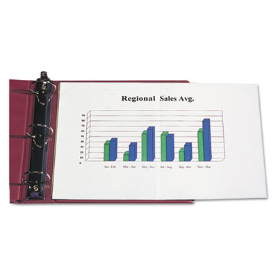 C-Line&reg; Panoramic Fold-Out Sheet Protector