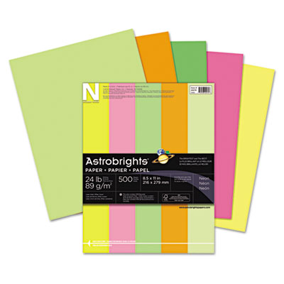 Neenah Paper Astrobrights&reg; Neon Assortment