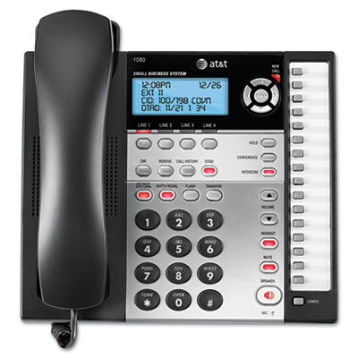 AT&amp;T&reg; Corded Four-Line Expandable Business Phone System