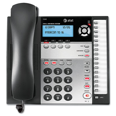 AT&amp;T&reg; Corded Four-Line Expandable Business Phone System