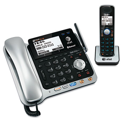 AT&amp;T&reg; TL86109 Two-Line DECT 6.0 Phone System with Bluetooth&reg; and Digital Answering System