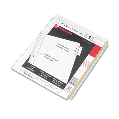 Wilson Jones&reg; Insertable Tab Dividers