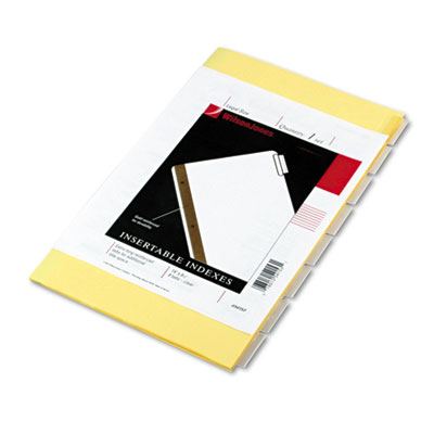Wilson Jones&reg; Insertable Tab Dividers