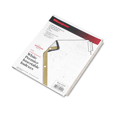 Wilson Jones&reg; Gold Line Insertable Tab Dividers