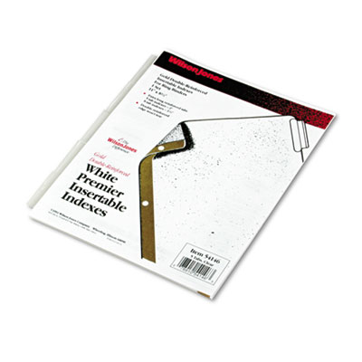 Wilson Jones&reg; Gold Line Insertable Tab Dividers