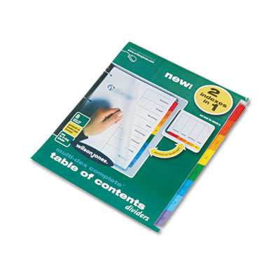 Wilson Jones&reg; Multi-Dex&reg; Table of Contents Dividers