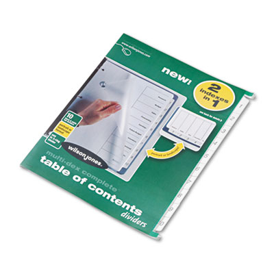 Wilson Jones&reg; Multi-Dex&reg; Table of Contents Dividers