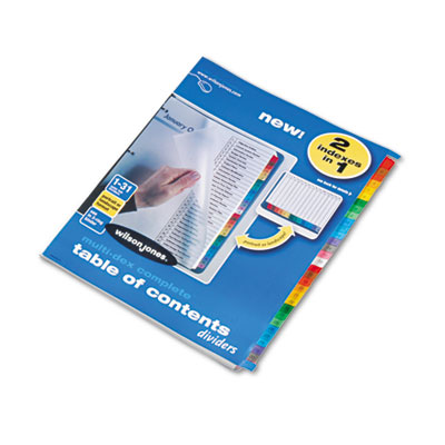 Wilson Jones&reg; Multi-Dex&reg; Table of Contents Dividers