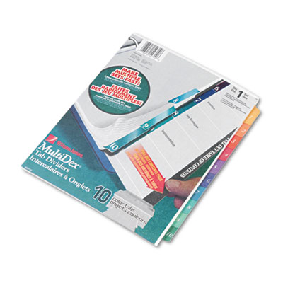 Wilson Jones&reg; Multi-Dex&reg; Pro Quick Reference Index System