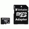 Verbatim&reg; MicroSD Card with SD Adapter