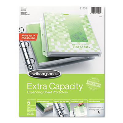 Wilson Jones&reg; Extra Capacity Sheet Protector