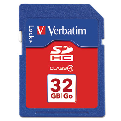 Verbatim&reg; Premium SDHC Cards