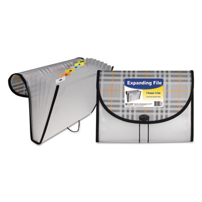 C-Line&reg; Plaid Design Expanding Files
