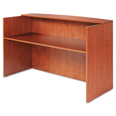 Alera&reg; Valencia Series Reception Desk with Transaction Counter