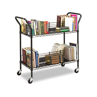 Safco&reg; Wire Book Cart