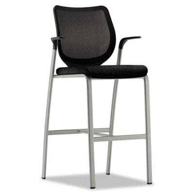 HON&reg; Nucleus&reg; Series Caf&eacute;-Height Stool with ilira&reg;-Stretch M4 Back