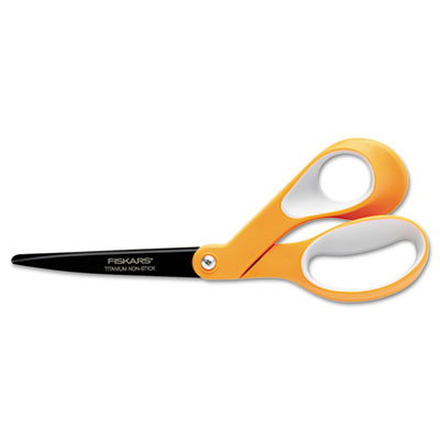 Fiskars&reg; Premier Non-Stick Titanium Softgrip&reg; Scissors