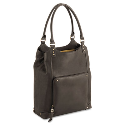 SOLO® Executive Leather/Poly Bucket Tote SOLO® Executive Leather/Poly Bucket Tote