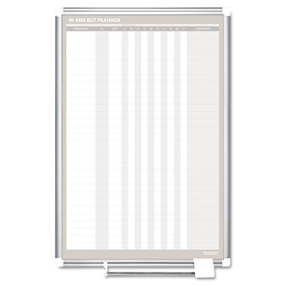 MasterVision&reg; In-Out Magnetic Dry Erase Board