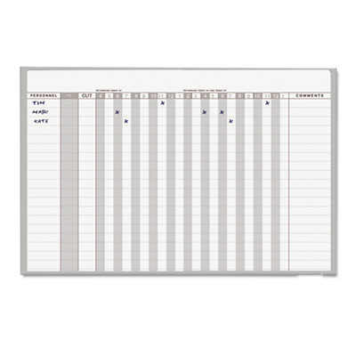 MasterVision&reg; In-Out Magnetic Dry Erase Board