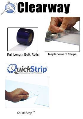 PVC BULK ROLLS & REPLACEMENT STRIPS