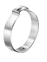 1-Ear Clamps with Mechanical Interlock, G 90 Galvanized Carbon Steel