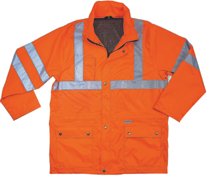 Ergodyne GloWear&reg; 8365 Class 3 Rain Jackets