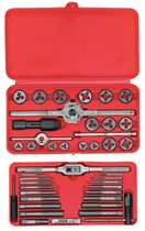 Irwin Hanson® 41-pc Machine Screw / Fractional Tap & Hex Die Sets Irwin Hanson® 41-pc Machine Screw / Fractional Tap & Hex Die Sets