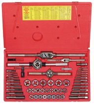 Irwin Hanson® 53-pc Machine Screw / Fractional Tap & Hex Die Sets Irwin Hanson® 53-pc Machine Screw / Fractional Tap & Hex Die Sets