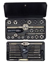 Irwin Hanson® 41-pc Machine Screw / Fractional / Metric Tap & Hex Die Sets Irwin Hanson® 41-pc Machine Screw / Fractional / Metric Tap & Hex Die Sets