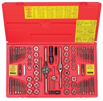 Irwin Hanson® 76-pc Machine Screw / Fractional / Metric Tap & Hex Die Sets Irwin Hanson® 76-pc Machine Screw / Fractional / Metric Tap & Hex Die Sets