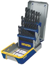 Irwin&reg; 29-pc Black Oxide Metal Index Drill Bit Sets