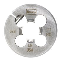 Irwin Hanson&reg; Adjustable Round Fractional Dies Right &amp; Left-hand (HCS)