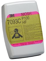 3M Personal Safety Division Combination Cartridges/P100 Particulate Filters