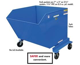 Vestil Portable Steel Hoppers 