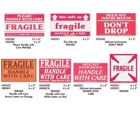 SHIPPING & CAUTION LABELS