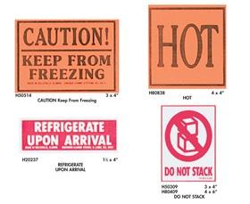SHIPPING & CAUTION LABELS