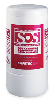 Safe on Surfaces� (S.O.S.) Cleaning Wipes