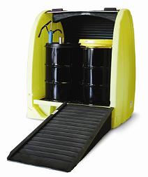 4-Drum Hardcover & Spillpallet