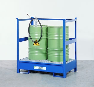 2 Drum Steel Stacker