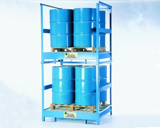 4 Drum Steel Stacker