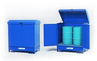 2 Drum Hazmat Locker